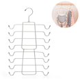 thumbnail image 2 of Tank Tops Hanger Metal Plegable Espacio de Ahorro de Armario Organizador para Tanque Tops, Cami, Sujetadores, Trajes de Baño, Cinturones, Latas Afortunado Sencillez, 2 of 5