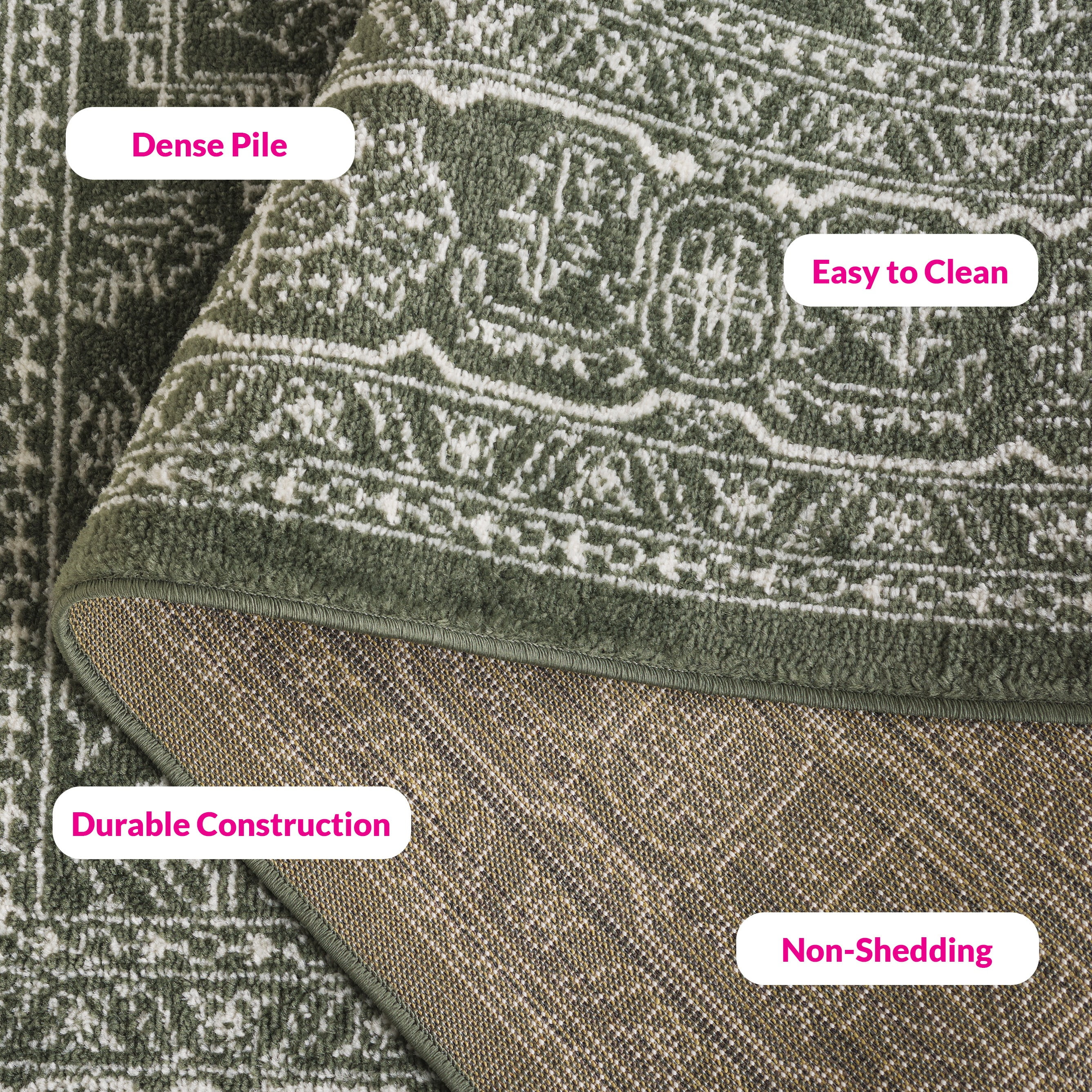 Safavieh Adirondack Xavier Oriental Area Rug, Dark Green/Ivory, 10' x 14'