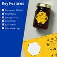 thumbnail image 3 of Avery Hexagon Labels, Bright Yellow, 2-1/2" x 2-57/64", 120ct, 3 of 11