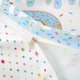 thumbnail image 4 of Meiyoeat Cartoon Dripping Ice Cream Twin Bedding for Boys Girls, Blue Baseball D Letter Duvet Cover Set, Polkadot Reversible, 1 Duvet Cover and 1 Pillowcase (No Comforter), 4 of 6