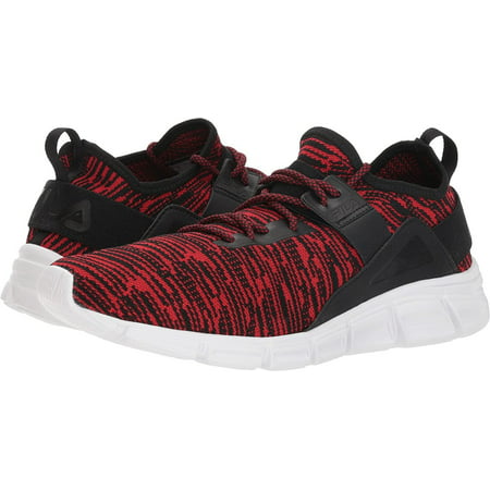 Fila Men's Lombardi Running shoe, Size 10 , Red/Black/White