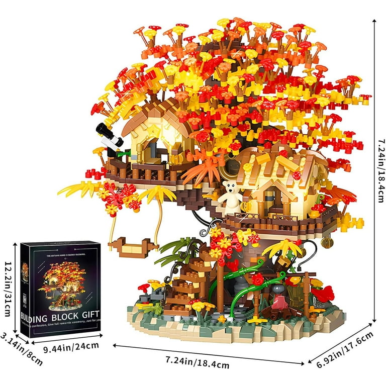 GZBrick Cherry Blossom Bonsai Tree House Building Sets Compatible with Lego  Flowers for Adults Girls 2725PCS - Walmart.com
