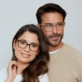thumbnail image 5 of OPULIZE KAT Reading Glasses - 2-Pack - Cat-Eye Frame - Purple, Taupe - Men & Women - Spring Hinges - RR59-5U - +1.50, 5 of 6