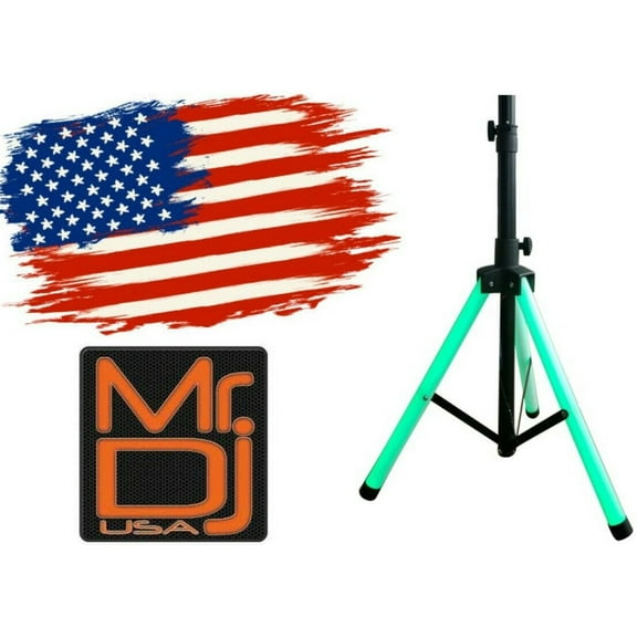 MR DJ SS850LED Color Speaker Stand Ultra Bright LED Color Changing Lighting with Remote