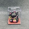 thumbnail image 6 of Dserhfy Welcome Lucky Cat Figurine Shaking Hand Plastic Chinese Style Light Energy Fortune Cat Statue for Desktop, 6 of 8