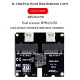 thumbnail image 1 of Tarjeta Adaptadora de Caja SSD M.2 NVMe SATA 4TB JMS581 Tipo C USB3.1 Gen2 Tarjeta Adaptadora de ExpansióN de Caja HDD de 10 Gbps, 1 of 5