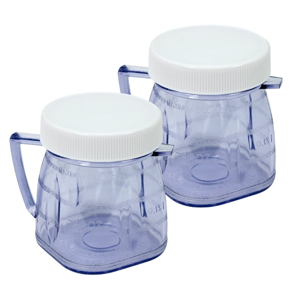 Mini 1-cup Plastic Jar for Oster Blender (2 Pieces)