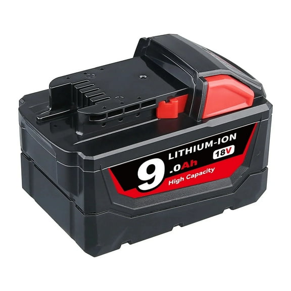 DASTINE 9.0Ah M18 Li-on Replace for Miwaukiee 18V Battery Pin Compatible with 48-11-1862 48-11-1860 48-11-1828 48-11-1815 48-11-1822 Cordless Power Tools（non-original）