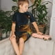 thumbnail image 4 of Balery Glowing Snake Dark Forest Conjunto de Pijama Infantil de Manga Corta con Estampado – Ropa de Dormir de Algodón Suave-X-Large, 4 of 5