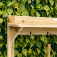 thumbnail image 4 of Outsunny Garden Potting Bench Table w/ Galvanized Metal Tabletop, Shelves, 4 of 9