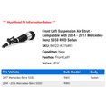 thumbnail image 2 of Front Left Suspension Air Strut - Compatible with 2014 - 2017 Mercedes-Benz S550 RWD Sedan 2015 2016, 2 of 2