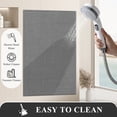 thumbnail image 5 of Bathroom Rugs Sets 3 Pieces, Ultra Thin Bath Mats Fit Under Door, Absorbent Quickly Dry Rubber Backing Braided Bath Mat Set, 5 of 10