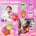 thumbnail image 4 of Owl Sugar Stress Ball Squishy Toys, Kawaii Squishy Stress Balls, Owl Sugar Ball Squeeze Toys, Party Favors Easter Basket Stuffers (Pink), 4 of 5