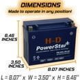 thumbnail image 6 of PowerStar HD YTX24HL-BS Motorsports Battery Compatible with CAN-AM Spyder RT Limited 10th Anniversary (SE5), 6 of 6