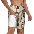 thumbnail image 2 of Men's Swim Trunks Beach Board Shorts Bathing Suits 3D Swimsuit Sport Baseball Football Basketball, 2 of 7