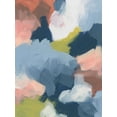 thumbnail image 2 of Vess, June Erica 12x14 White Modern Wood Framed Museum Art Print Titled - Soft Indigo Atmosphere I, 2 of 4