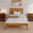 thumbnail image 3 of Ellarie Twin XL Wood Platform Bed in Light Toffee, 3 of 11