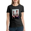 Napoleon Dynamite Brothers Women's Black Funny T-shirt NEW Size L