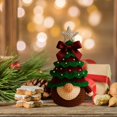 thumbnail image 4 of Handmade Crochet Desktop Ornament Festive Holiday Decoration For Home Tabletop Display, 4 of 5