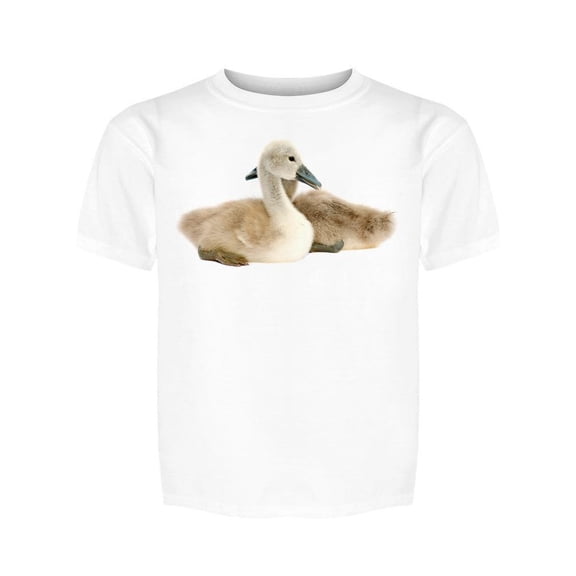 Adorable Cygnets Sitting Tee Girl's -Image by Shutterstock