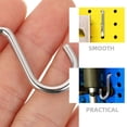 thumbnail image 3 of PTOOTP 10 Pcs Pegboard Tool Hooks Iron Silver for General Users Practical Use, 3 of 8