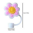 thumbnail image 4 of Cute Cartoon Straw Cap - Silicone Material, Fun & Stylish Design for 10mm Straws, 4 of 4