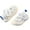 Blue, variant on Otqutp Toddler Lightweight Footwear Baby Sandals Boys Girls Spring Autumn Sports Shoes Cute Flower Print Non Slip Bottom Mesh Hook & Loop Sandals