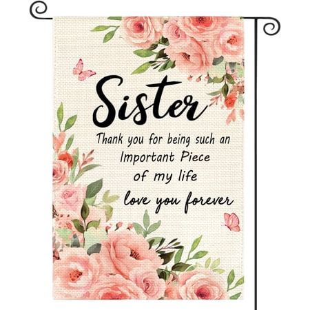 to My Mom Garden Flag 12×18 Inch Double Sided Outside Mothers Day Birthday Gift Yard Outdoor Flag from Daughter Son
