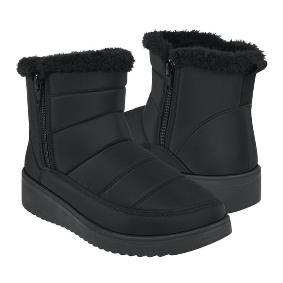 BOTINES DE INVIERNO FUROR MUJER 25037 TEXTIL NEGRO