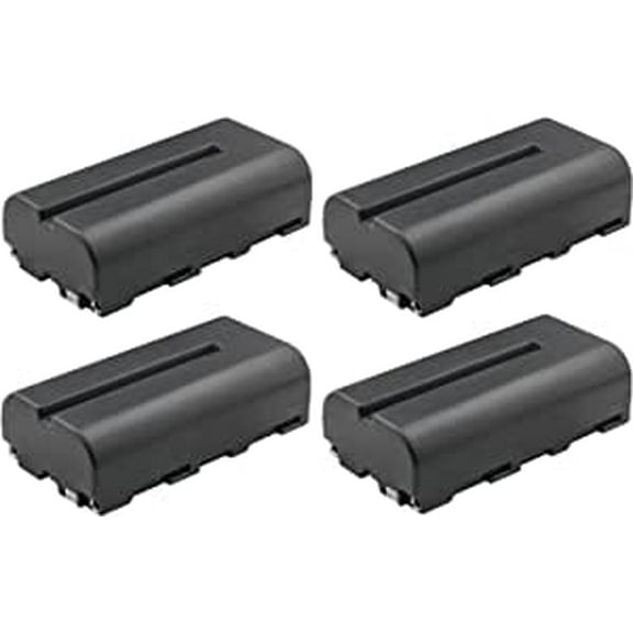 Kastar 4-Pack NP-F550 / NP-F570 Li-ion Battery 7.4V 2900mAh Replacement for GVM GVM-R500R GVM-680RS GVM-800D GVM-850D GVM-880RS GVM-1000D GVM-1200D GVM-1300D GVM-1500D GVM Bi-Color Video Light