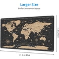 thumbnail image 3 of Desk Mat,Vintage World Map Extended Gaming Mouse Pad for Office Work & Game,Computer Keyboard Mouse Mat Desk Non-Slip Rubber Base Large Mousepad with Stitched Edges, 31.5x15.7inch, 3 of 6
