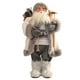 thumbnail image 2 of Estatua de muñeco de nieve navideño de pie, figura navideña, colección de muñecos colgantes para árbol Felpa blanca de 45 cm, 2 of 8