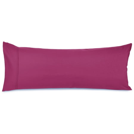 Nestl Body Pillow Case, Microfiber Body Pillow Cover, Body Pillowcase Size (20"x54"), Lilac