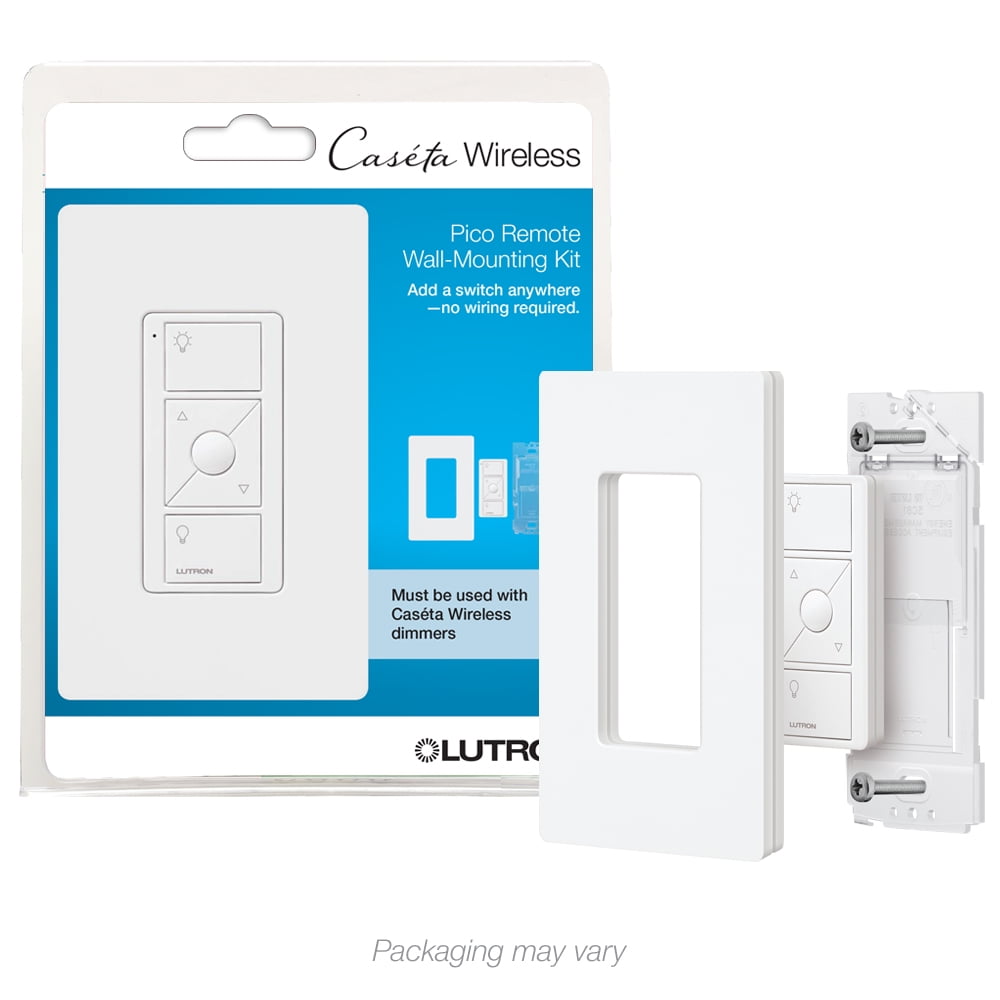 White for sale online Lutron Pd-6wcl-wh Caseta Wireless 600//150-watt Single Pole In-wall Dimmer