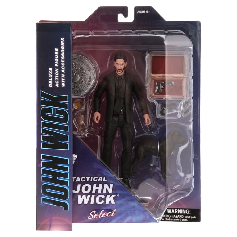 JOHN WICK SELECT BLACK SUIT FIGURE, Diamond Select, Gifts