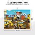 thumbnail image 2 of Naloa Different Construction Site Vehicles Print Dish Drainer Kitchen Counter, Kitchen Drying Mat,Heat Resistant Drainer Mats,Easy to Clean Dish Rack Pad, 2 of 7