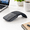 Bluetooth-Black, variant on Arc Mouse Foldable Slim And Portable Mini Wirelessputer Travel Folding Optical Touch Mice For Laptop Tablet - Black