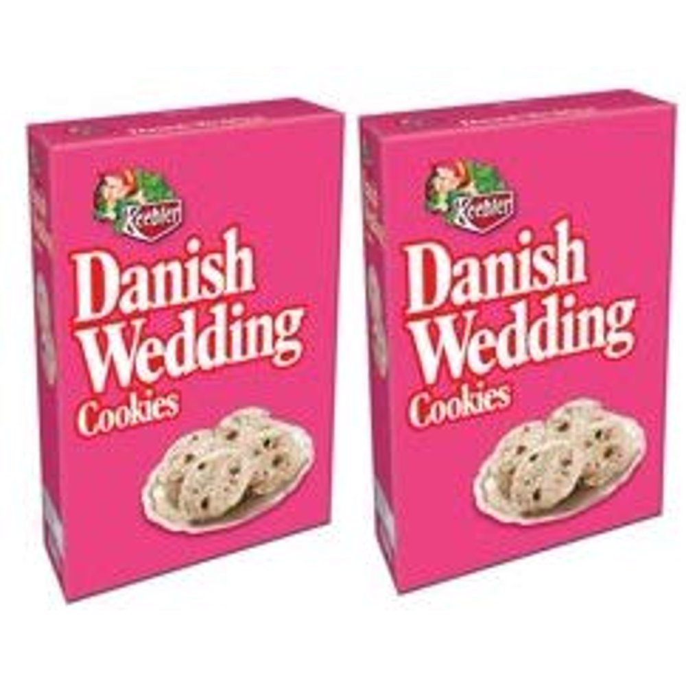 Keebler Danish Wedding Cookies, 12 Oz (Pack of 2