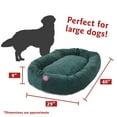 thumbnail image 3 of Majestic Pet Villa Velvet Bagel Pet Bed for Dogs, Calming Dog Bed Washable, Large, Marine, 3 of 5