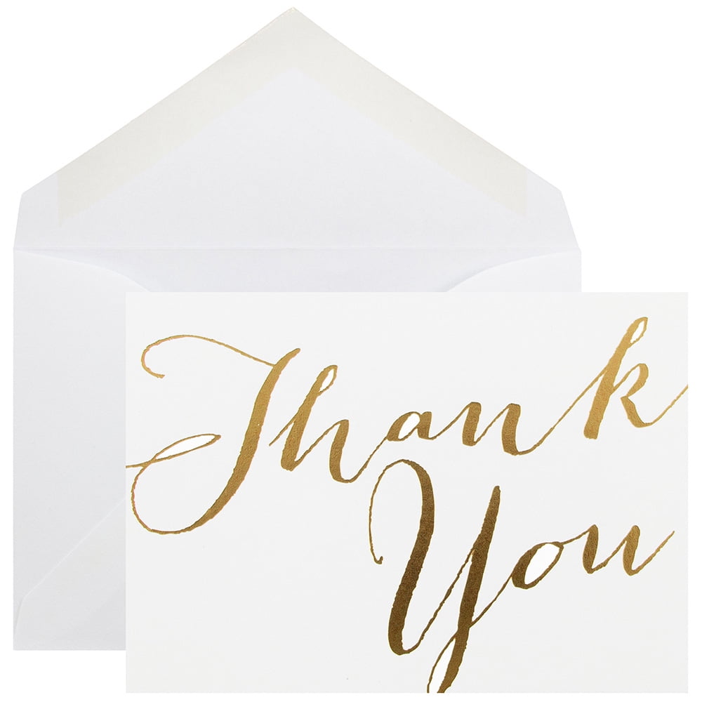 Thank You Cards Pack of 10 Script 