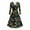 Multicolor, variant on Jinhomg Mardi Gras Dress for Women Party 2025 Funny Carnival Themed Masks Print Dresses Lightweight Casual V-Neck Midi Dress Holiday Party Wear Multicolor S