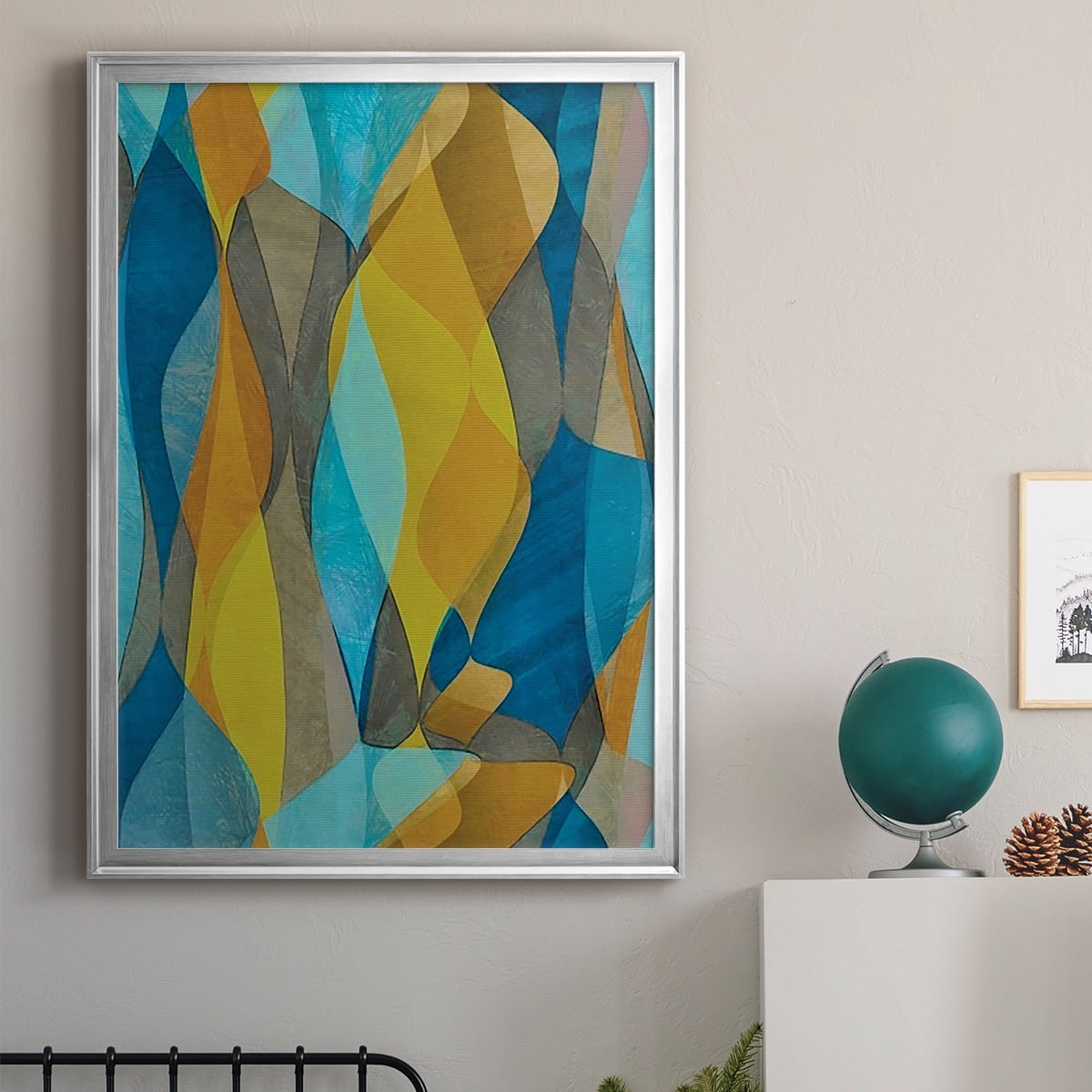 Colorful Cascade II Premium Framed Print, in Gold, Black, or Silver - Ready to Hang