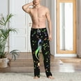 thumbnail image 4 of Salouo Music Notes Print Pajama Pants for Men, Lounge Pants Elastic Waistband Casual Men's sleepwear Loungewear Sleep Pajama Pant -Medium, 4 of 7