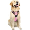 thumbnail image 2 of Rabbitgoo Arnés para Mascotas sin Tirones con 2 Clips para Correa, Acolchado Suave Ajustable, Chaleco Oxford Reflectante para Mascotas sin asfixia con asa de fácil Control para Perros Grandes, Rosa, L, 2 of 4