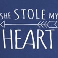 thumbnail image 2 of CafePress - She Stole My Heart Maternity Dark T Shirt - Maternity Dark T-Shirt, 2 of 3