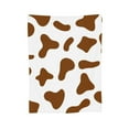thumbnail image 2 of Brown Cow Texture Pattern Throw Blanket, Anti-Pilling Ultra-Soft Micro Fleece Cover Blanket for Bed Sofa, for All Seasons, 80"x60", 2 of 9