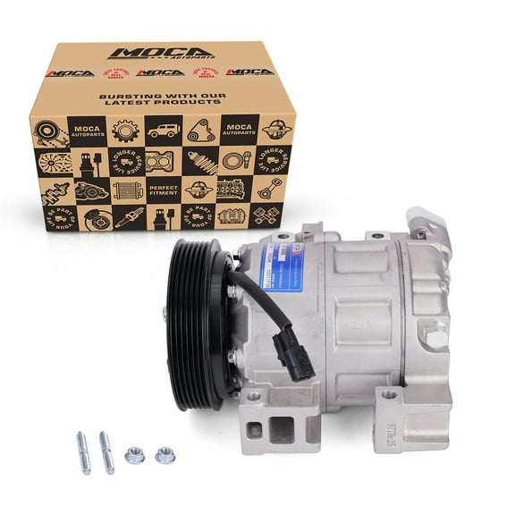 MOCA AUTOPARTS Air Conditioner A/C Compressor with Clutch Fit for 2007-2012 Nissan Altima Sentra L4 2.5L GAS ONLY