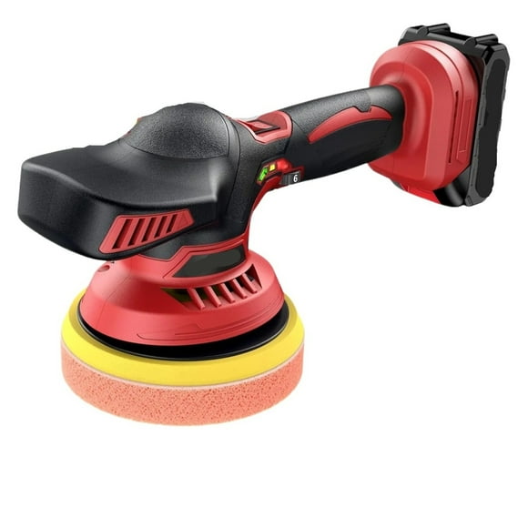 21V Cordless 6-Inch Car Polisher Kit,6-Speed for Auto Detailing, Sanding