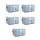 thumbnail image 1 of Bolsa de almacenamiento plegable para ropa, 5 piezas, bolsa de almacenamiento plegable para ropa, organizador de colchas, elaborado por expertos, 1 of 8