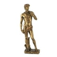 thumbnail image 3 of CC Home Furnishings Standing David Statue - 13.75" - Gold, 3 of 9